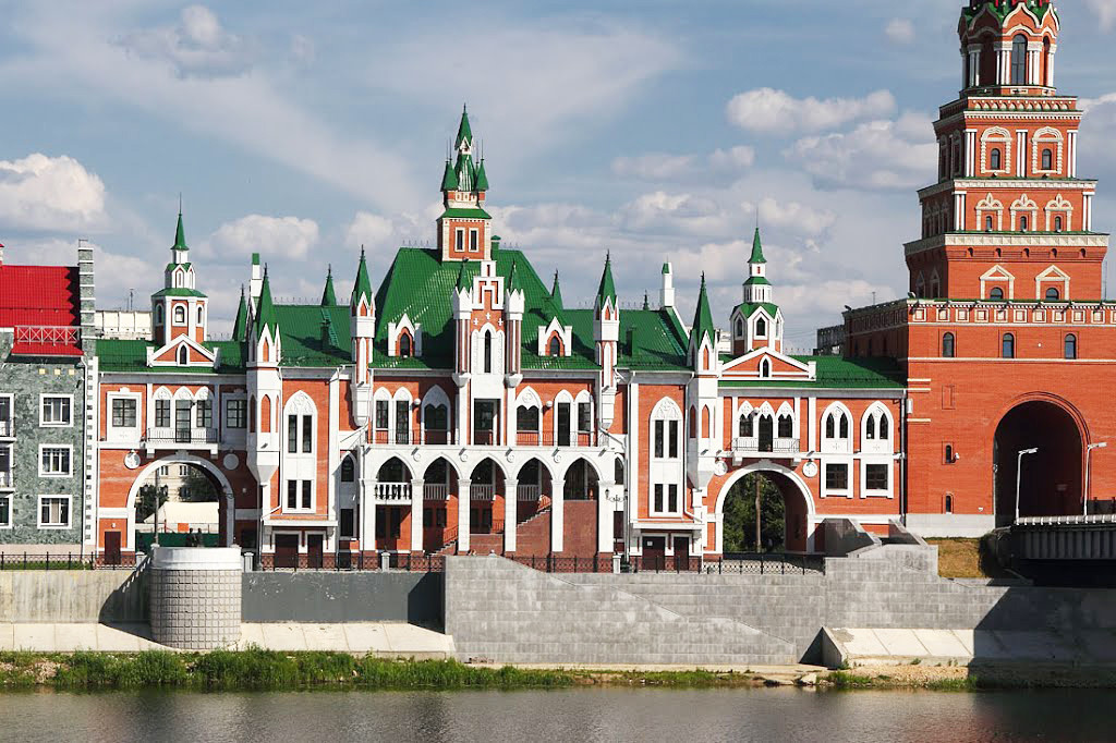 Набережная Брюгге в Йошкар-Оле, Марий Эл. Фото 3 – фотографии России