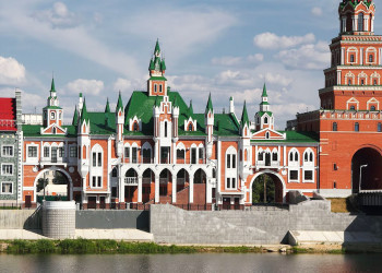 Набережная Брюгге в Йошкар-Оле, Марий Эл. Фото 3 – фотографии России