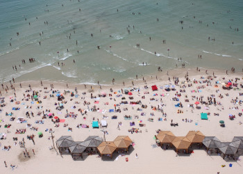 Вид на пляж Тель-Авива. Фото 1 – фотографии Израиля