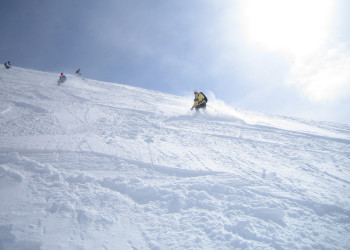 Лыжники в Валлорсине, Франция. Фото 3 – фотографии Франции