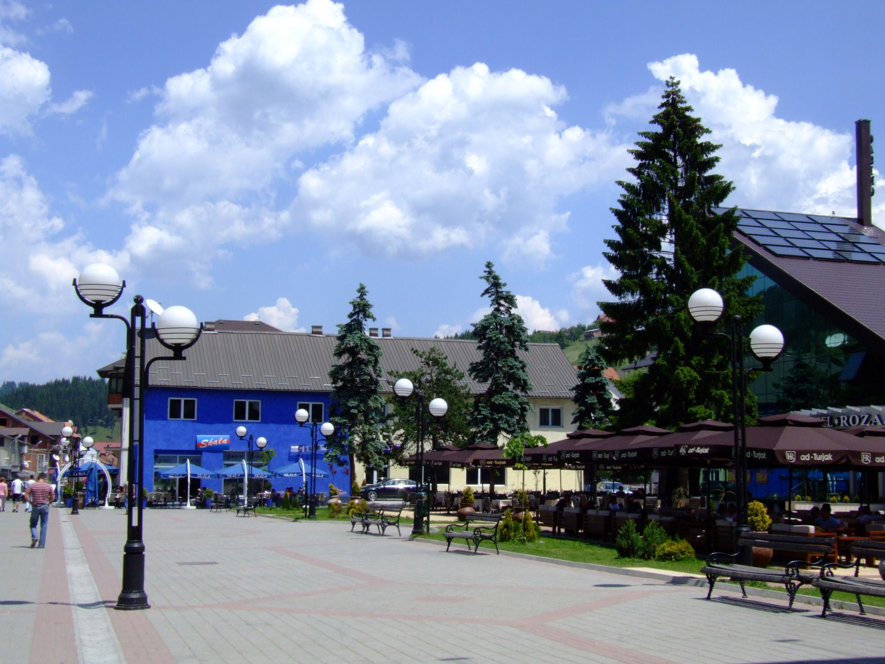 Улица в Рожае, Черногория. Фото 1 – фотографии Черногории