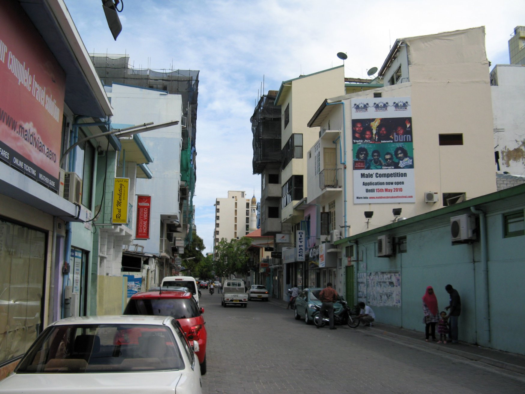 Улица в Северный Мале Атолл, Мальдивы. Фото 2 – фотографии Мальдивских островов