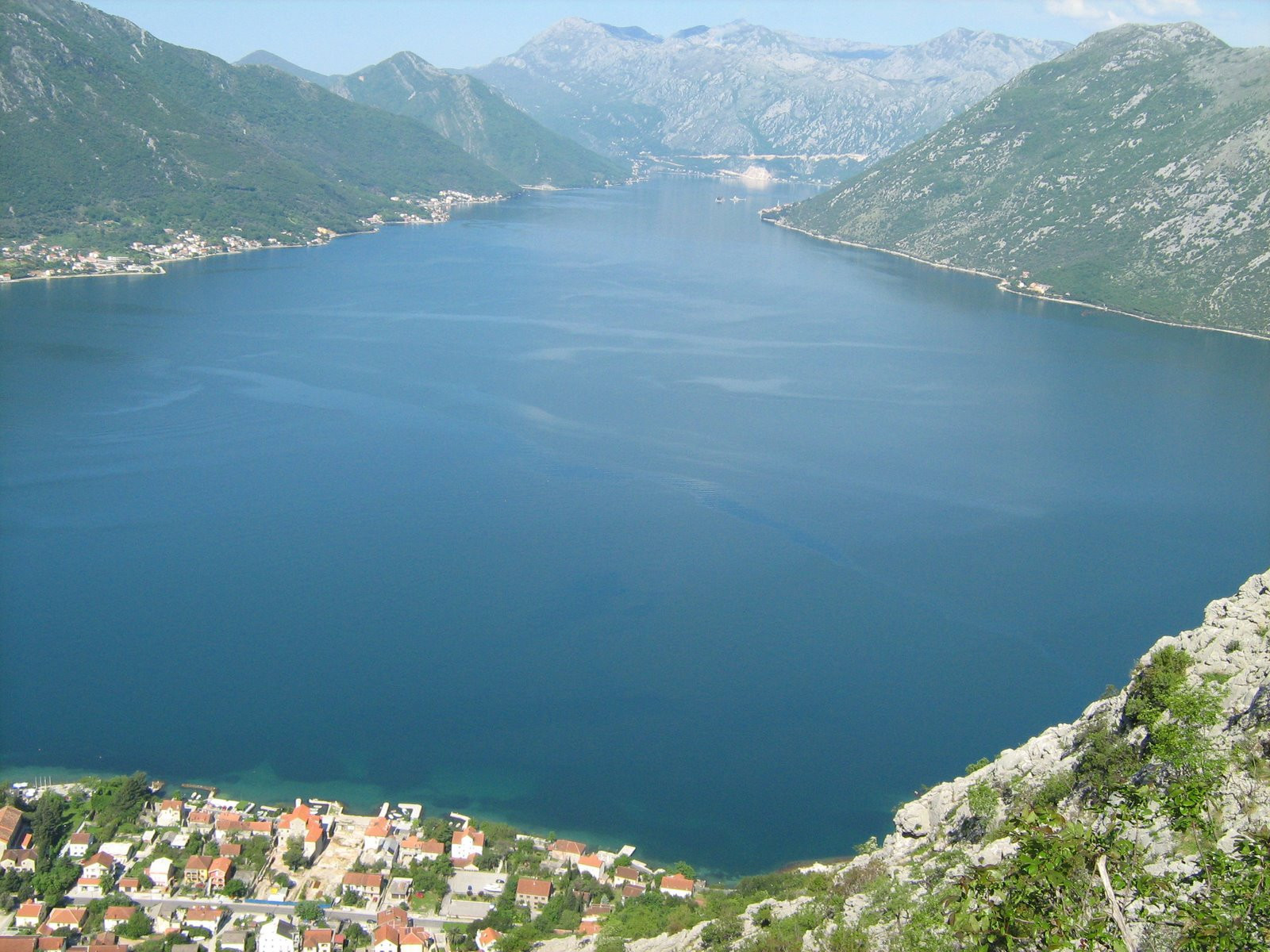 Панорамный вид Которского залива, Черногория. Фото 1 – фотографии Черногории