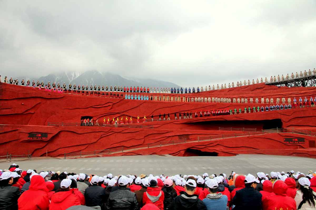 Шоу под открытым небом – «Impression Lijiang», Китай. Фото 9 – фотографии Китая