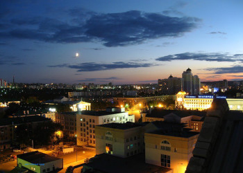 Вечер в Белгороде, Россия – фотографии России