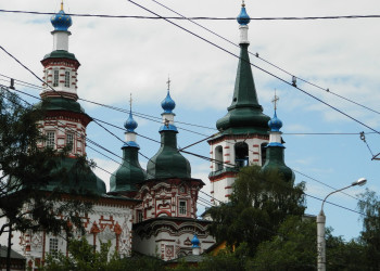 Крестовоздвиженская церковь в Иркутске, Россия. Фото 1 – фотографии России