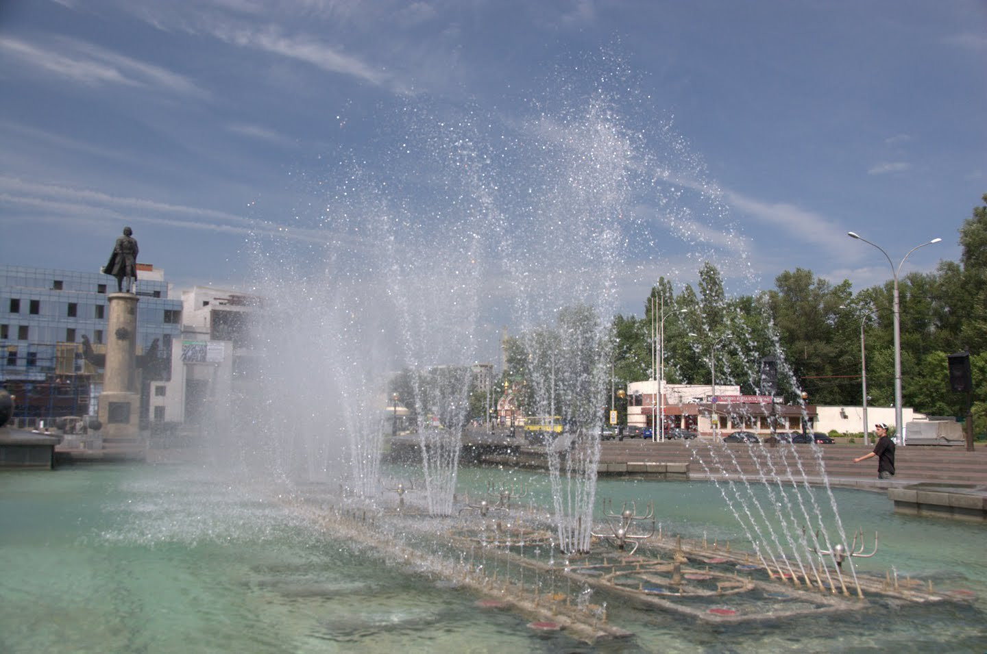 Фонтан в Лебедянь, Россия – фотографии России