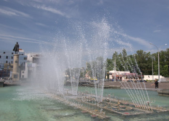 Фонтан в Лебедянь, Россия – фотографии России