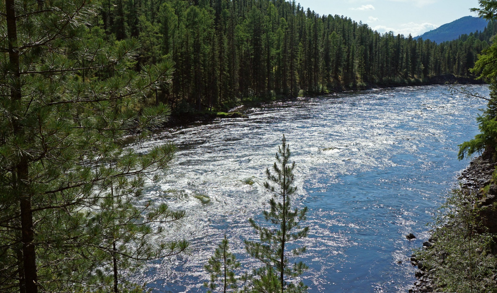 Река Хамсара, республика Тыва, Россия. Фото 1 – фотографии России