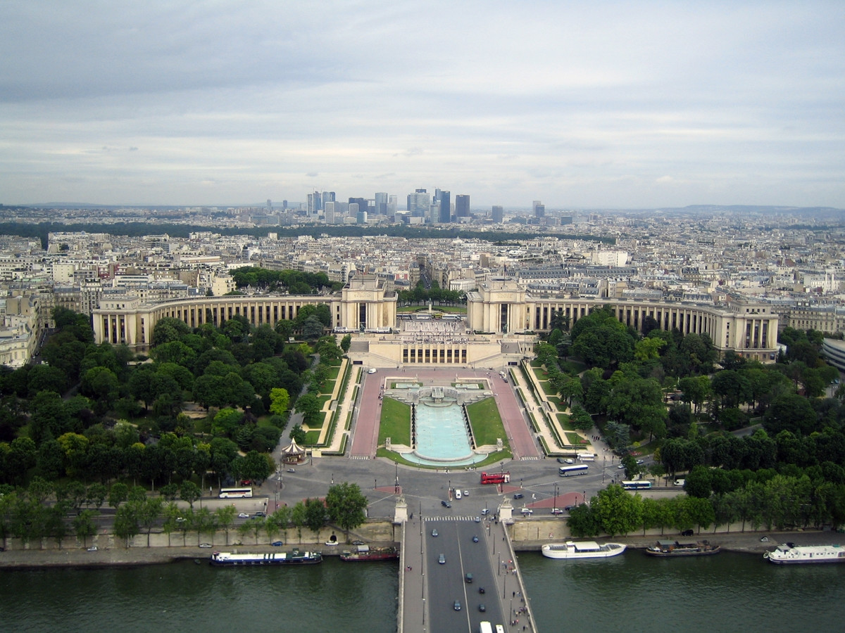 Панорамный вид в Париже, Франция. Фото 26 – фотографии Франции