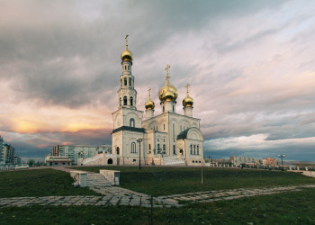 Спасо-Преображенский собор, город Абакан, Россия. Фото 1 – фотографии России