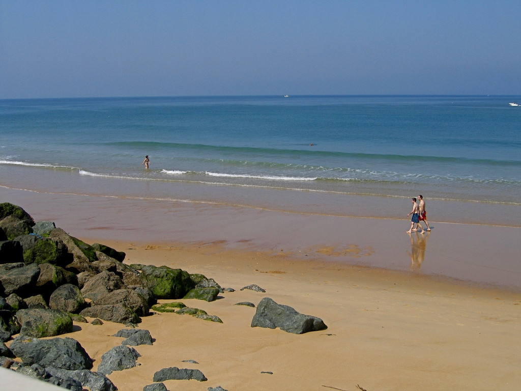 Пляж в Капбретоне, Франция. Фото 1 – фотографии Франции