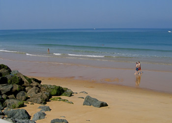 Пляж в Капбретоне, Франция. Фото 1 – фотографии Франции