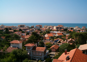 Панорамный вид в Лакано, Франция – фотографии Франции