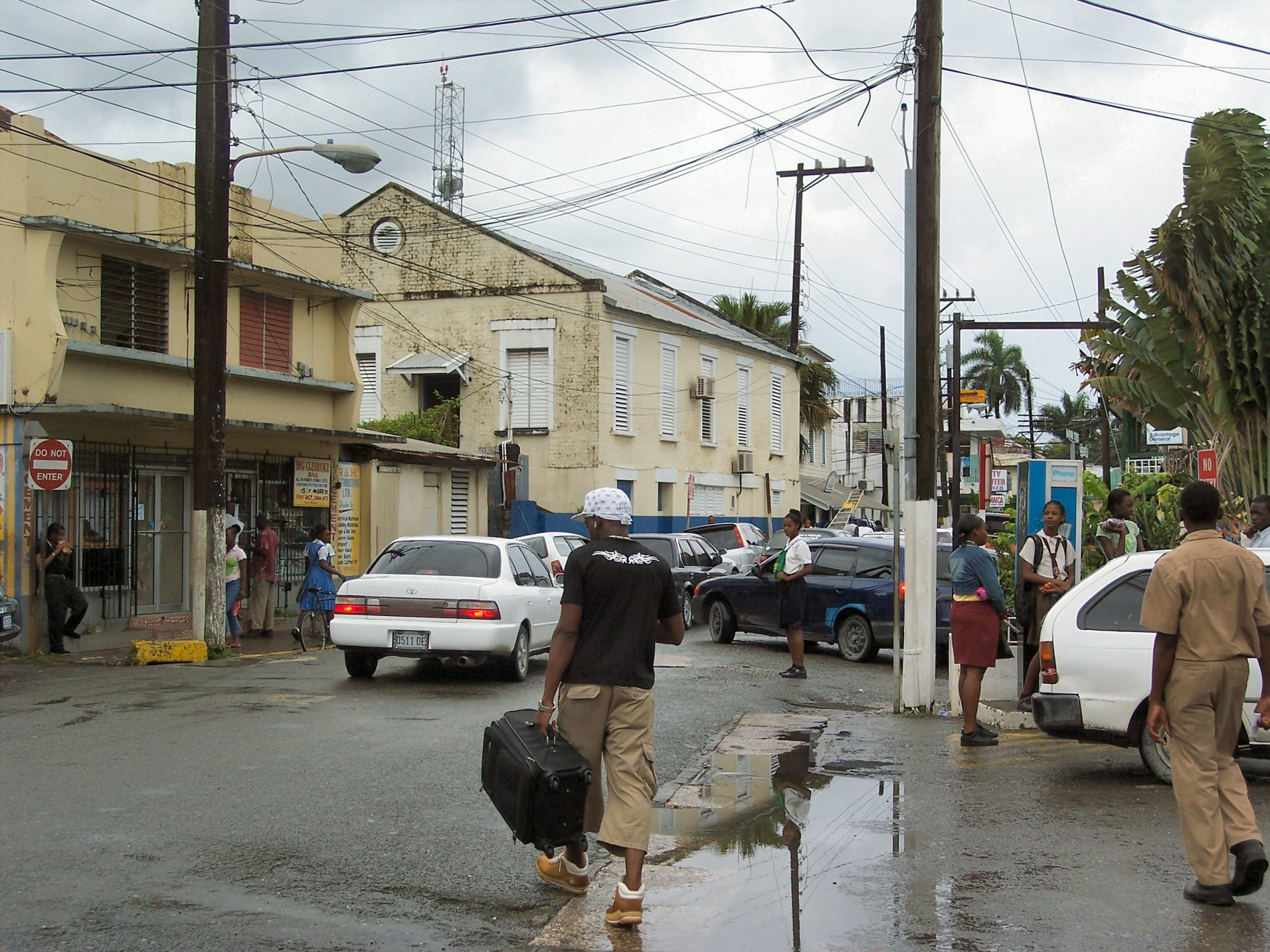 Улица в Порт Антонио, Ямайка. Фото 1 – фотографии Ямайки