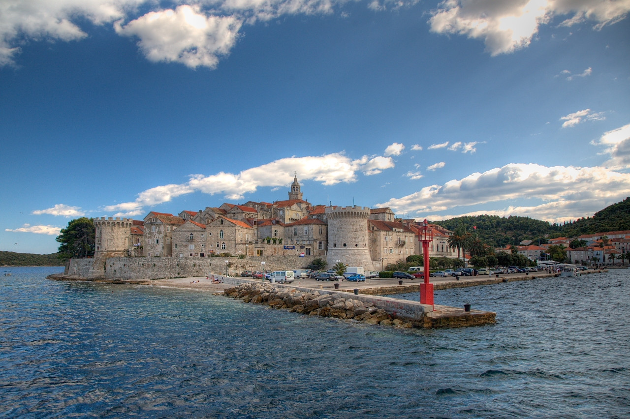 Набережная в Корчула, Хорватия. Фото 15 – фотографии Хорватии