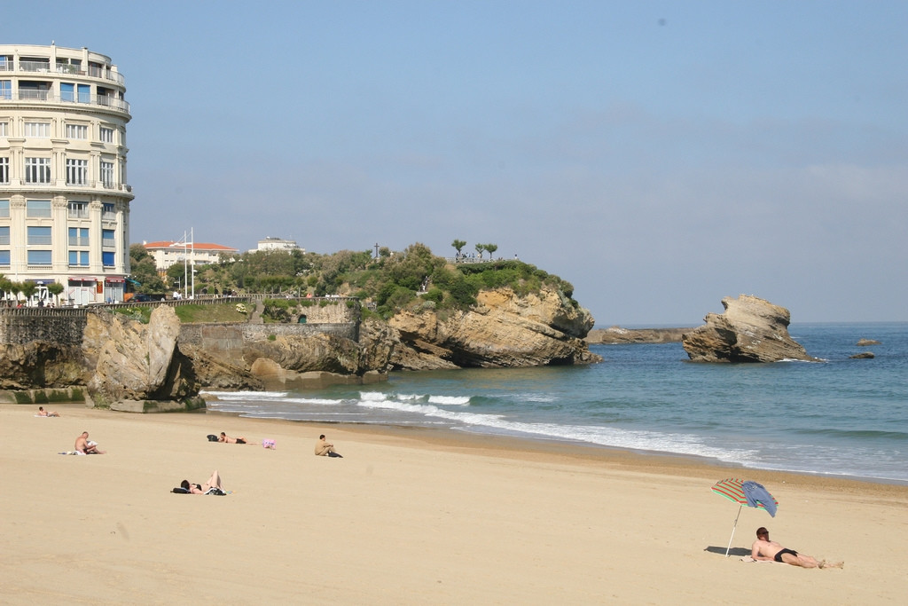 Пляж в Биаррице, Франция. Фото 7 – фотографии Франции