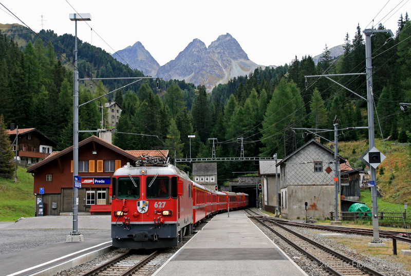 Ретийская железная дорога (Rhätische Bahn). Фото 35 – фотографии Швейцарии