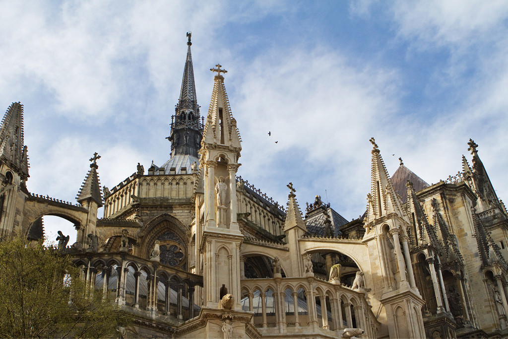 Реймсский собор в городе Реймс во Франции, Фото 1 – фотографии Франции