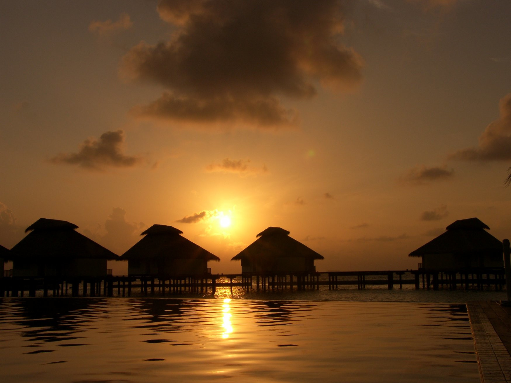 Закат в Даалу Атолл, Мальдивы. Фото 1 – фотографии Мальдивских островов