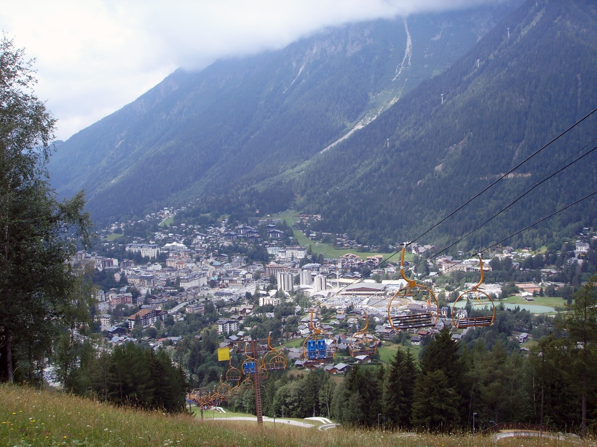Подьёмник в Шамони, Франция – фотографии Франции