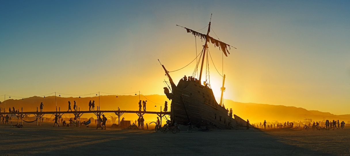 Фестиваль "Горящий человек", пустыня Невады, США – фотографии США