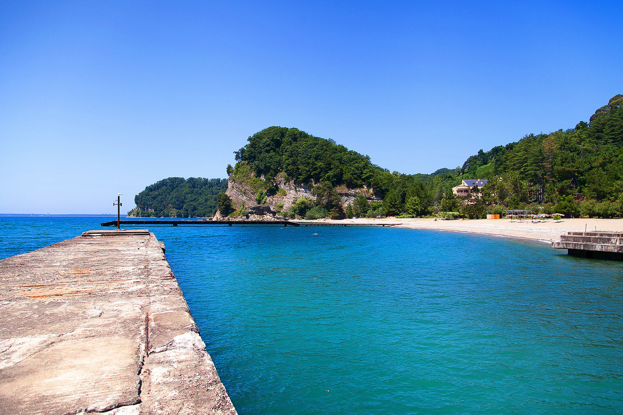 Холмы на побережье. Мюссера – фотографии Абхазии