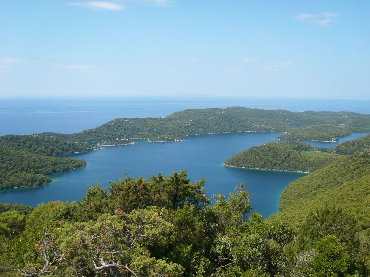 Панорамный вид Национального парка, Хорватия – фотографии Хорватии