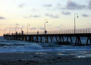 На пляже в Аделаиде. Австралия – фотографии Австралии