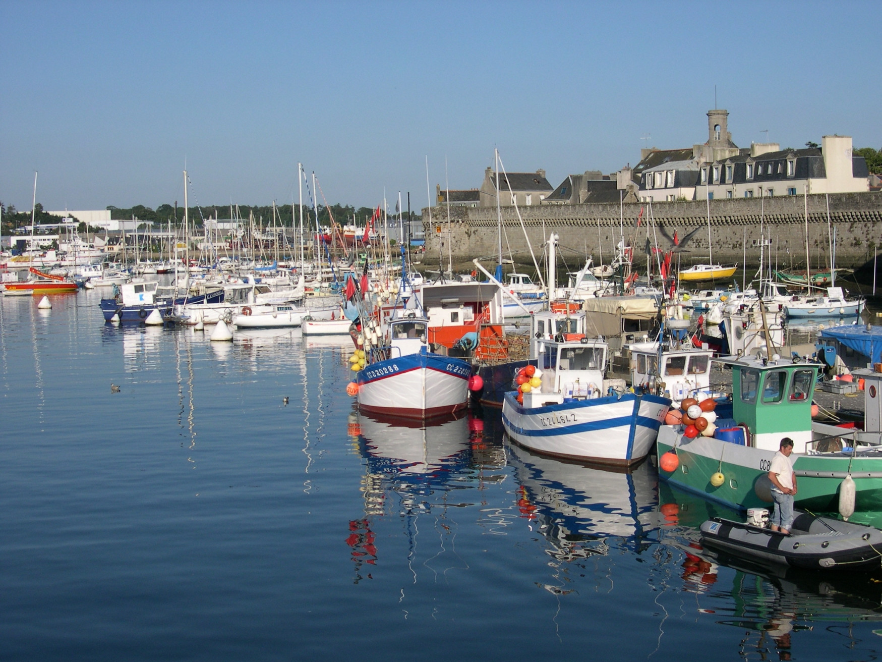 Порт в Конкарно, Франция. Фото 3 – фотографии Франции