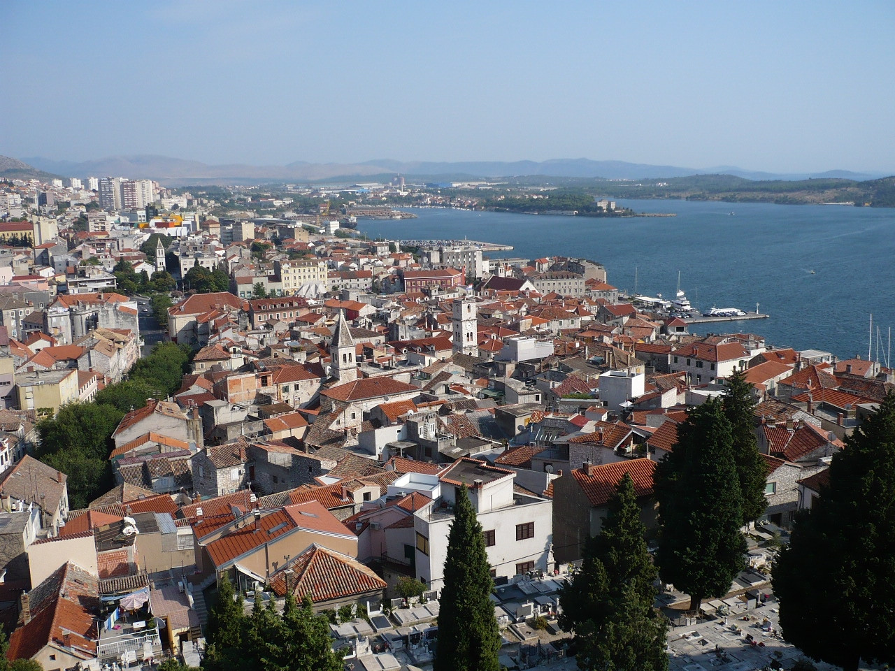 Панорамный вид в Шибеник, Хорватия. Фото 8 – фотографии Хорватии