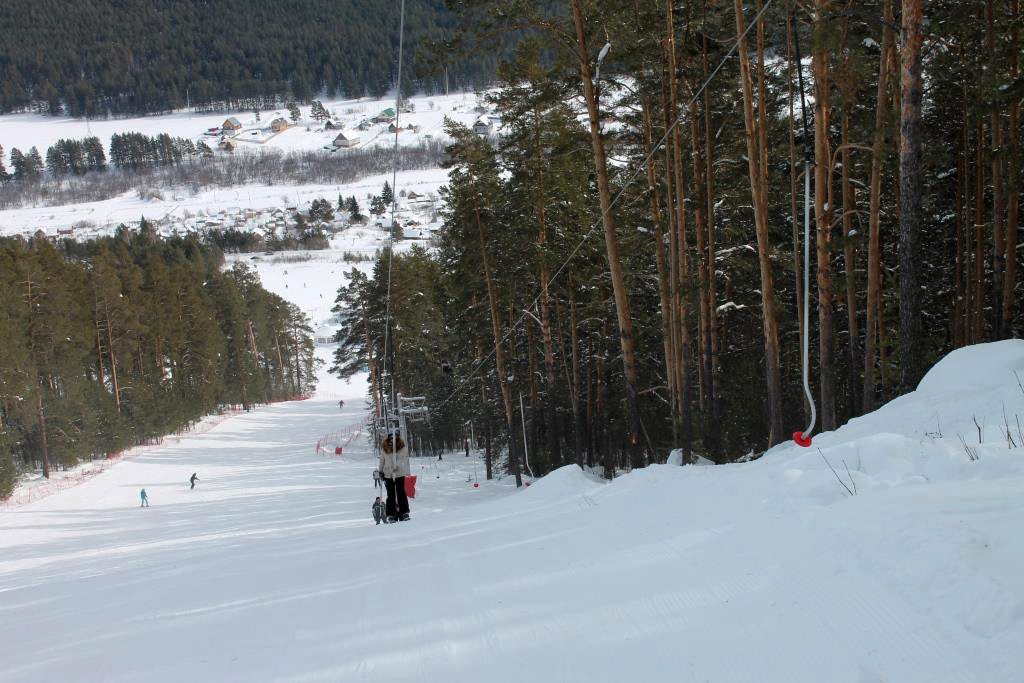 Мраткино — горнолыжный центр в Белорецке, Башкортостан. Фото 5 – фотографии России