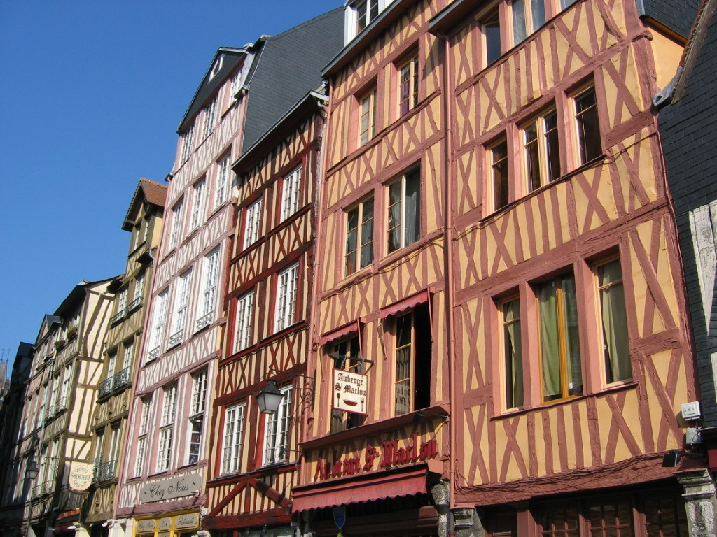 Дома в Руане, Франция. Фото 11 – фотографии Франции