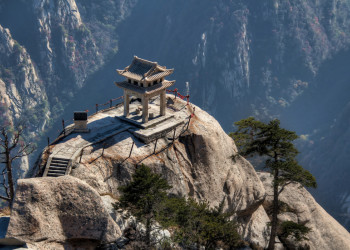 Беседка на горе Хуашань. Фото 2 – фотографии Китая