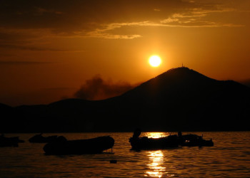 Закат в Святой Стефан, Черногория. Фото 5 – фотографии Черногории