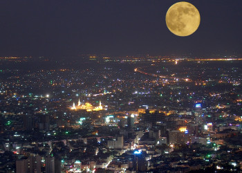 Ночной Дамаск – фотографии Сирии