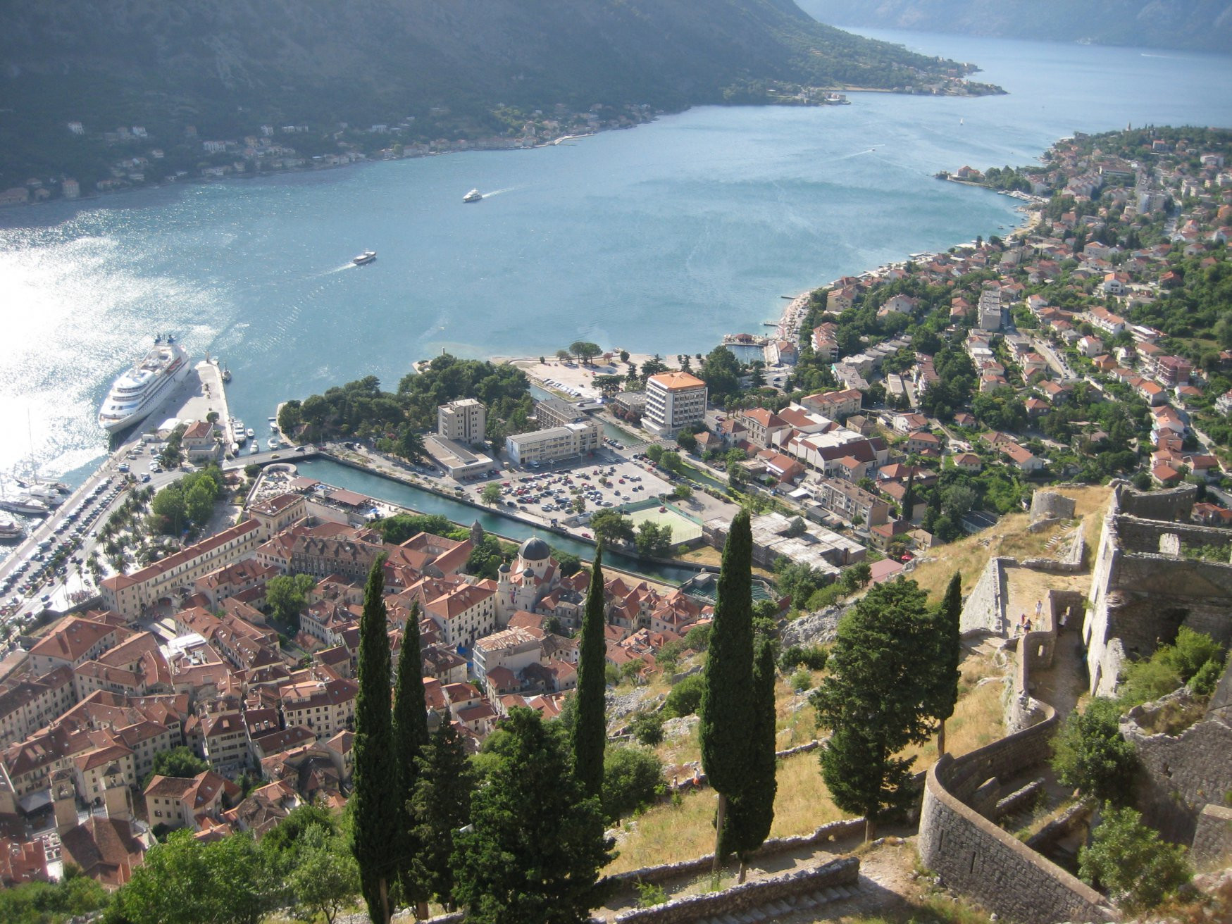 Панорамный вид в Которе, Черногория. Фото 72 – фотографии Черногории