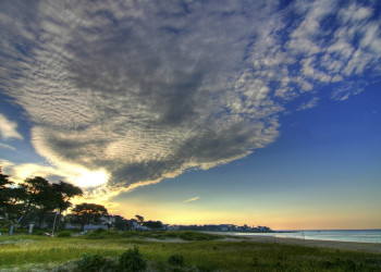 Закат в Карнаке, Франция. Фото 1 – фотографии Франции