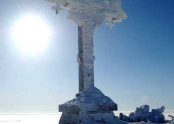 Памятник в Шерегеш, Россия – фотографии России