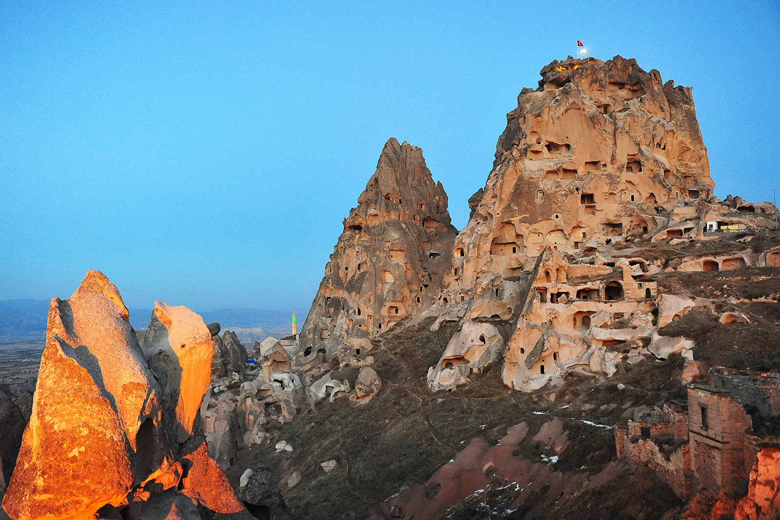 Uçhisar, исторический регион Каппадокия, Турция – фотографии Турции