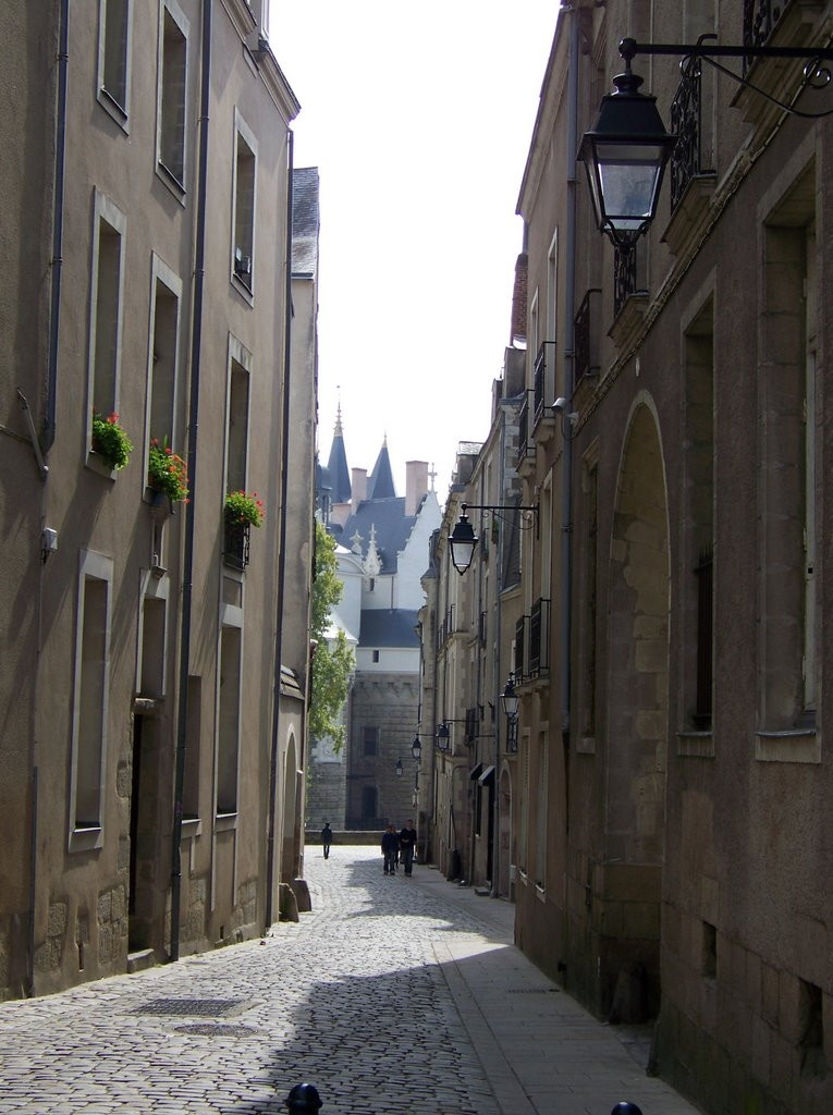 Улица в Нант, Франция. Фото 10 – фотографии Франции