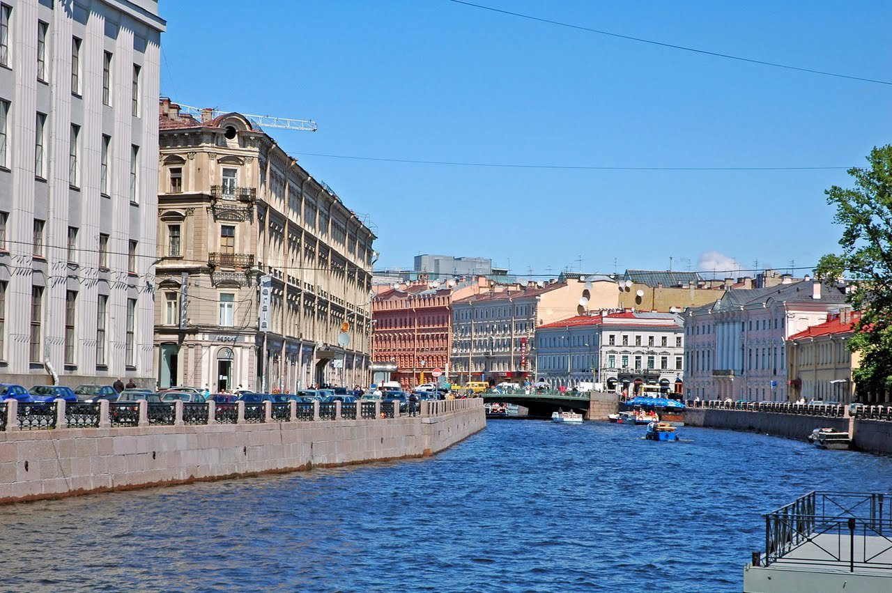 Канал в Санкт-Петербурге, Россия. Фото 1 – фотографии России