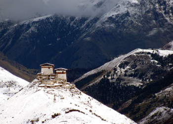 Лингжи-дзонг (Lingzhi Dzong) – фотографии Бутана