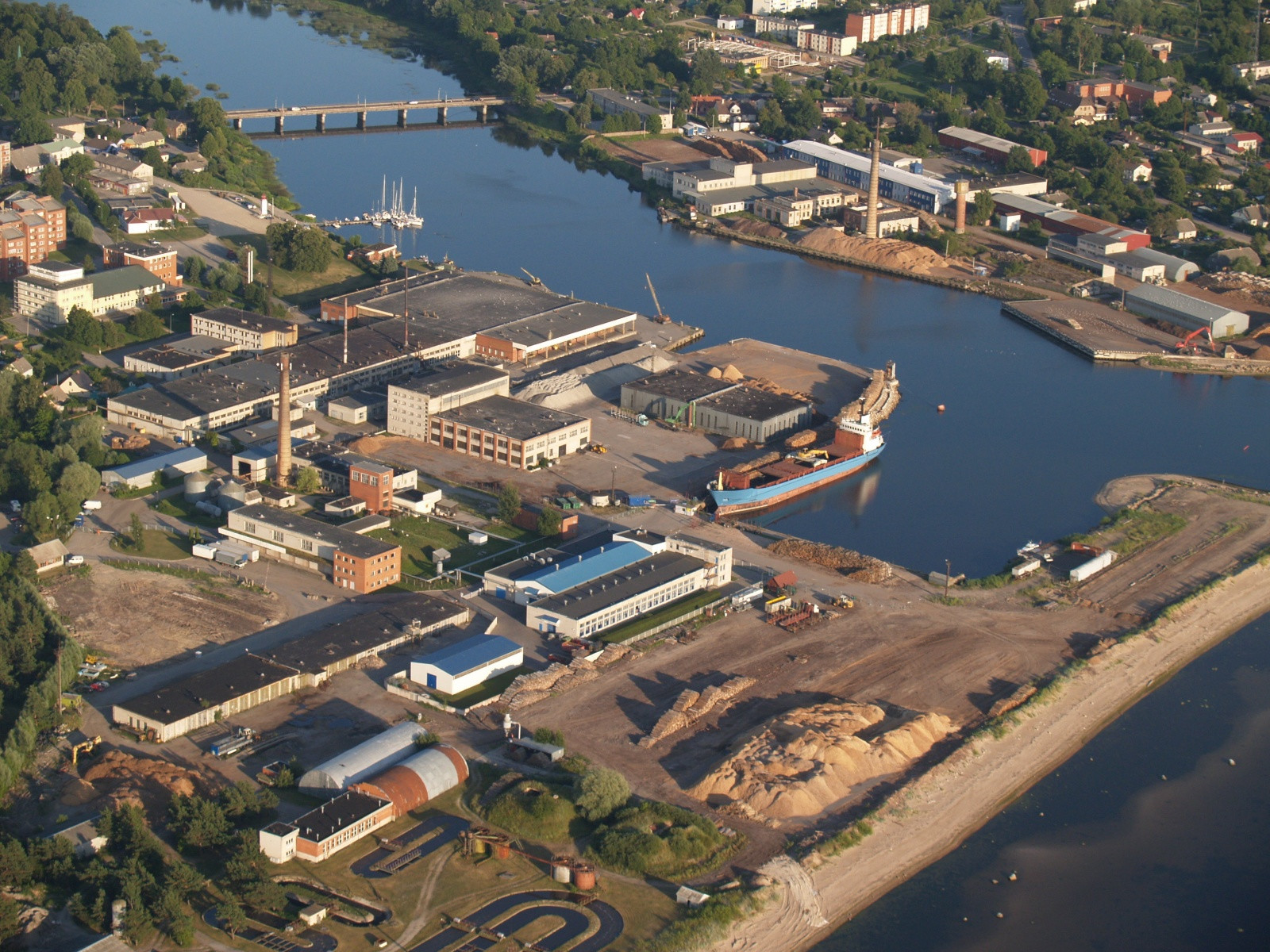 Салацгрива – город на побережье Рижского залива – фотографии Латвии