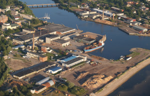 Салацгрива – город на побережье Рижского залива – фотографии Латвии