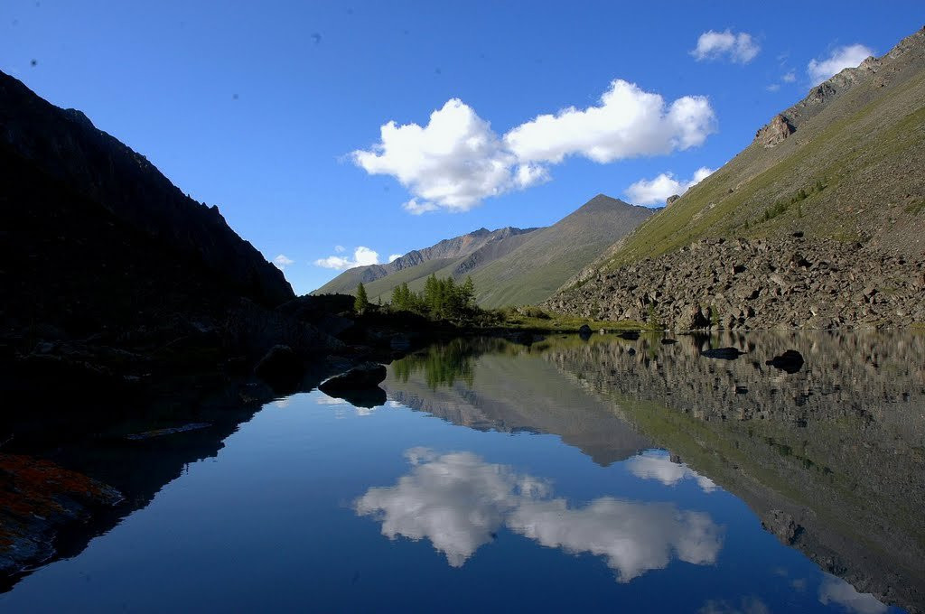 Шавлинское озёро на Алтае,  Россия. Фото 8 – фотографии России