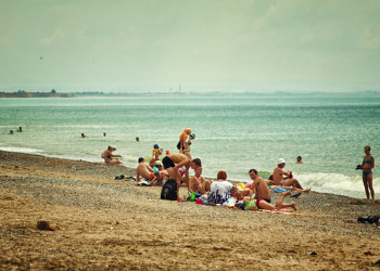 Пляж в Саки, Россия. Фото 2 – фотографии России