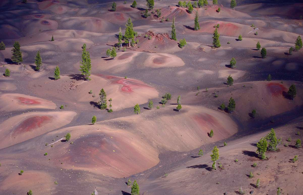 Четыре вида вулканов в Лассен-Волканик, США – фотографии США