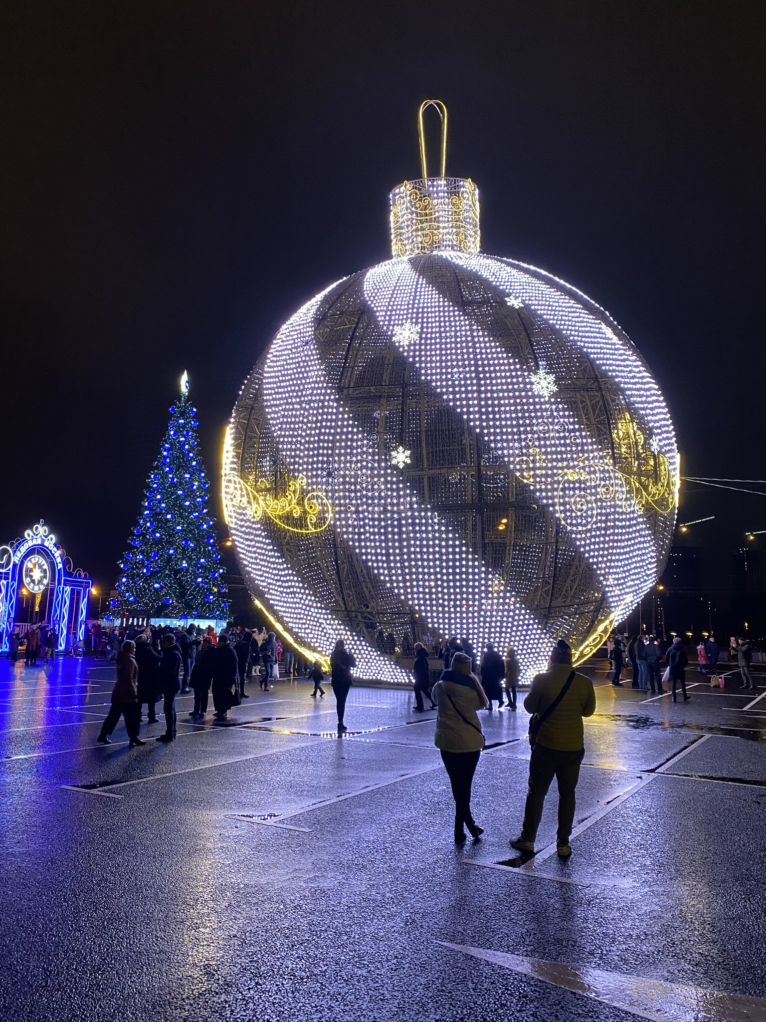 Новогодний Парк Победы – фотографии России