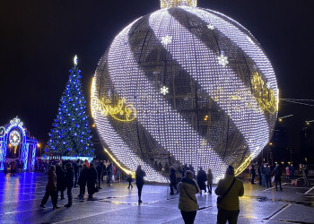Новогодний Парк Победы – фотографии России
